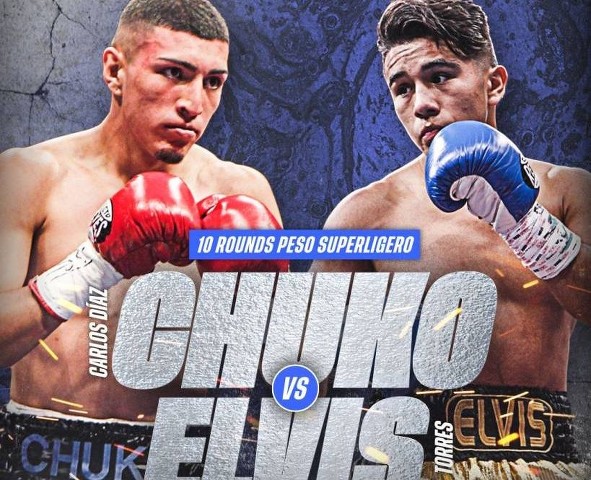 Carlos ‘Chuko’ Díaz Ramírez vs Elvis ‘Rockanrolero’ Torres en Vivo – Box – Sábado 29 de Mayo del 2021