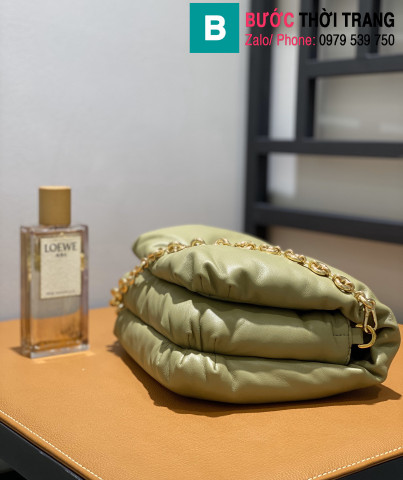 Túi xách Loewe Goya siêu cấp da bê màu nude size 23cm