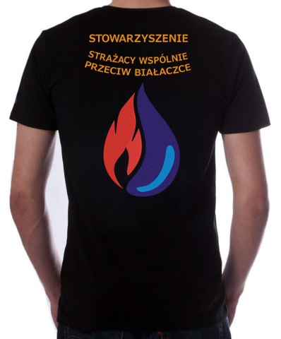 Koszulka Stowarzyszenia Strażacy Przeciw Białaczce 