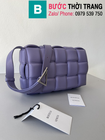 Túi xách Bottega Veneta Cassette bag cao cấp da bê màu bích đậm size 26cm 