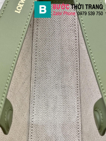 Túi xách Loewe Luna siêu cấp da bê màu xanh size 30.5cm