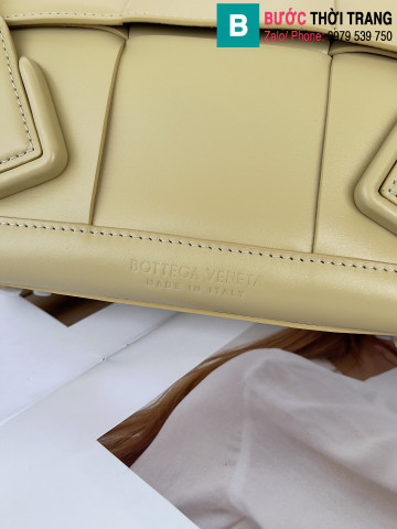 Túi xách Bottega Venetae cao cấp da bê màu trắng ngà size 38cm