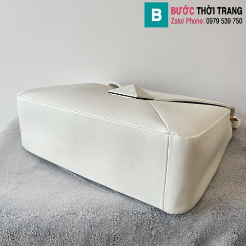 Túi xách Valentino Garavani One Stud siêu cấp da bê màu trắng size 40cm