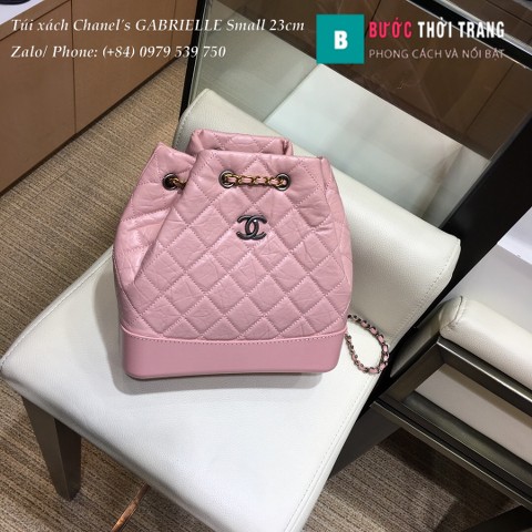 Túi xách Chanel's GABRIELLE Small Backpack siêu cấp màu hồng - A94485