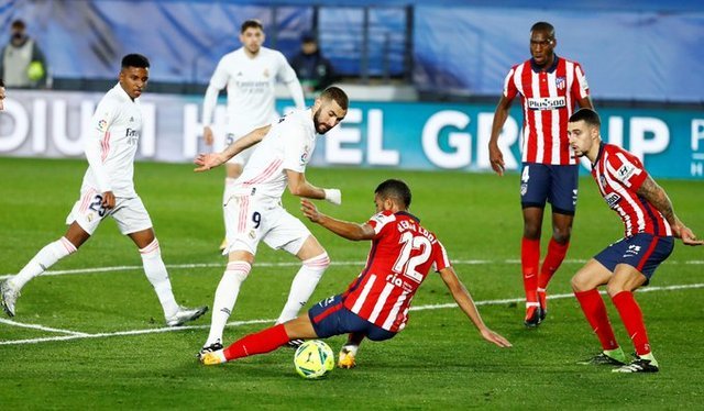 Resultado Atlético de Madrid  vs Real Madrid – J26- La Liga 20-21
