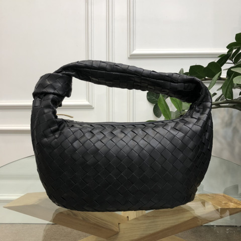 Túi xách Bottega Veneta hobo bag cao cấp da bê màu đen size 46cm