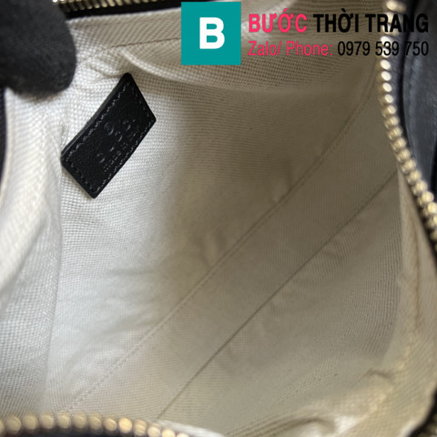 Túi xách Gucci Attache siêu cấp da bê màu đen size 23cm