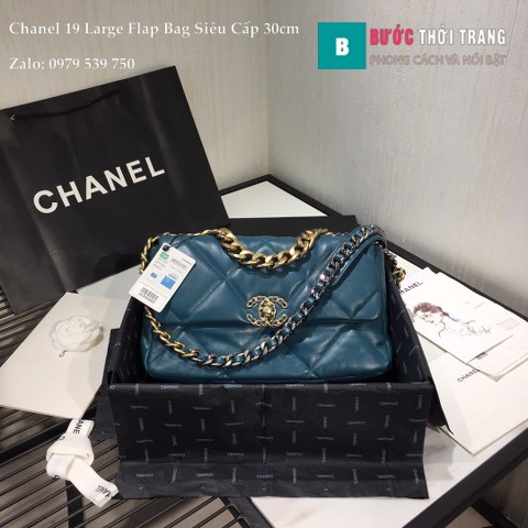 Túi Xách Chanel 19 Large Flap Bag Siêu Cấp Da Dê 