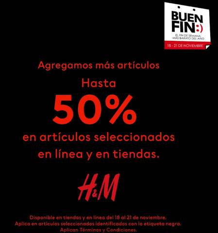 Ofertas H&M  El Buen Fin 2022