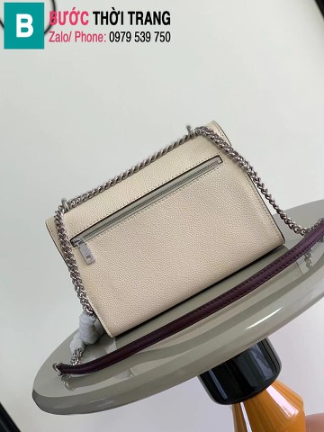 Túi xách Louis Vuitton Mylockme Chain Bag siêu cấp da bê màu trắng size 22.5cm 