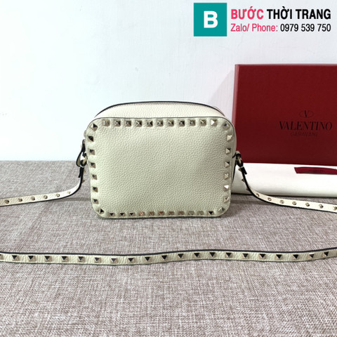 Túi xách Valentino siêu cấp da bê màu trắng size 20cm