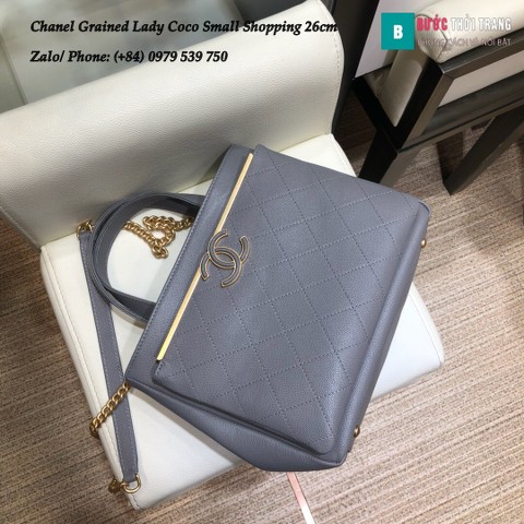 Chanel Grained Lady Coco Small Shopping