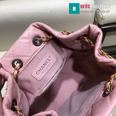 Túi xách Chanel's GABRIELLE Small Backpack siêu cấp màu hồng - A94485
