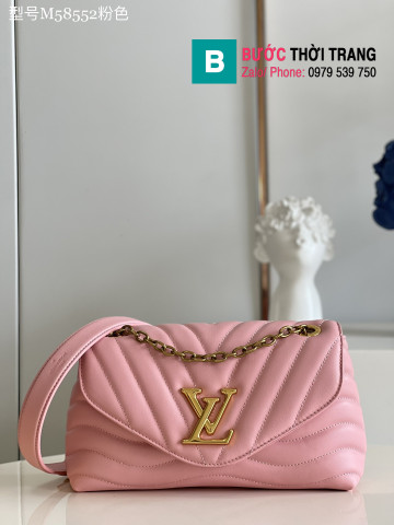 Túi Louis Vuitton New Wave Chain Bag màu hồng siêu cấp size 24cm - M58552
