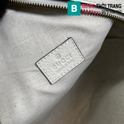 Túi xách Gucci adidasx opidia siêu cấp da bê màu trắng size 22cm 