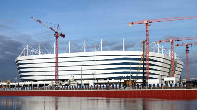 El estadio Kaliningrado sede del Mundial de Rusia 2018