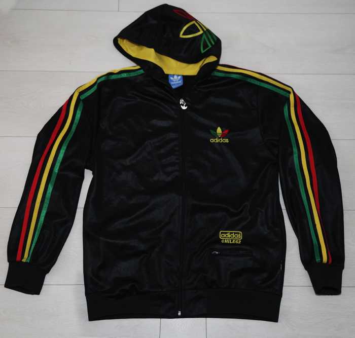 ADIDAS tracksuit vintage jamaica adicolor firebird jacket rasta chile62 ...