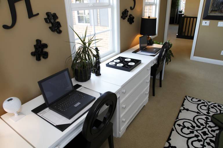 Double Desks For Home Office