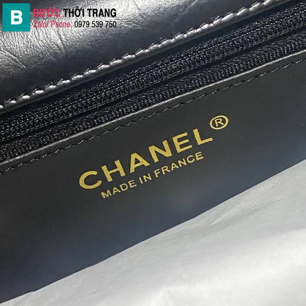 Túi xách Chanel cf siêu cấp da cừu màu đen size 25.5cm 