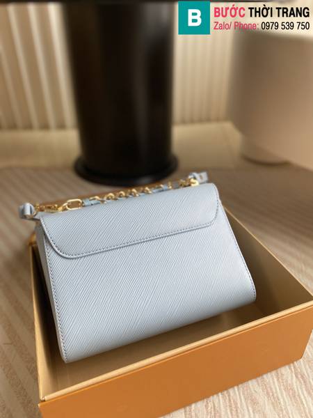 Túi xách Louis Vuitton Twist siêu cấp da epi màu trắng ngà size 23cm
