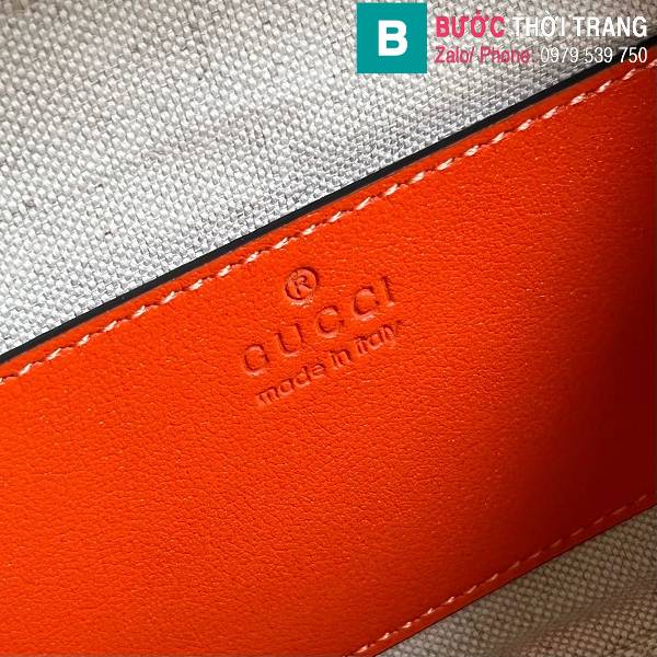 Túi xách Gucci Blondie siêu cấp da bò màu cam size 17cm 