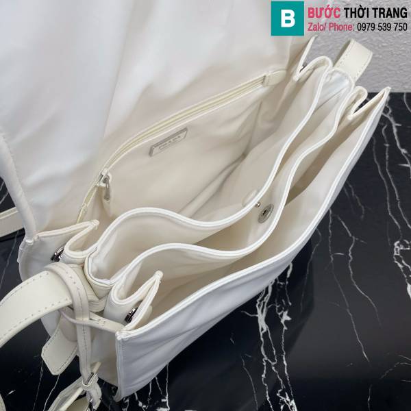 Túi xách Prada siêu cấp da bê màu trắng size 30cm