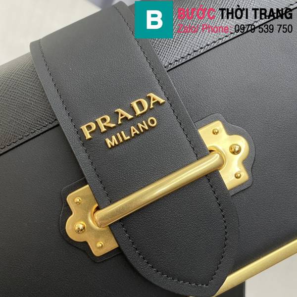 Túi xách Prada siêu cấp da bê màu đen size 20cm 