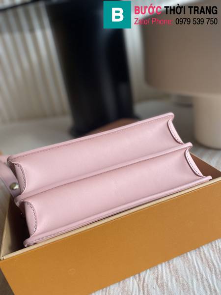 Túi xách Louis Vuitton Dauphine siêu cấp da epi màu hồng size 25cm