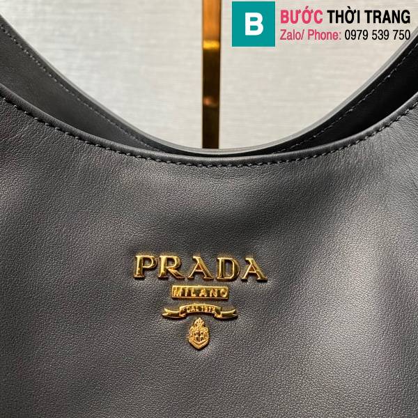 Túi xách Prada tote siêu cấp da bê màu đen size 39cm 