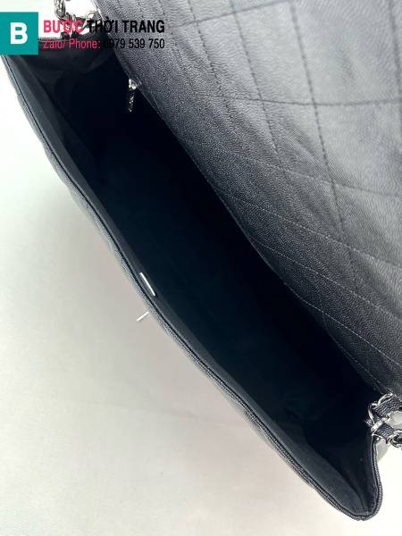 Túi xách Chanel Cf bag siêu cấp da bê màu đen size 27cm 