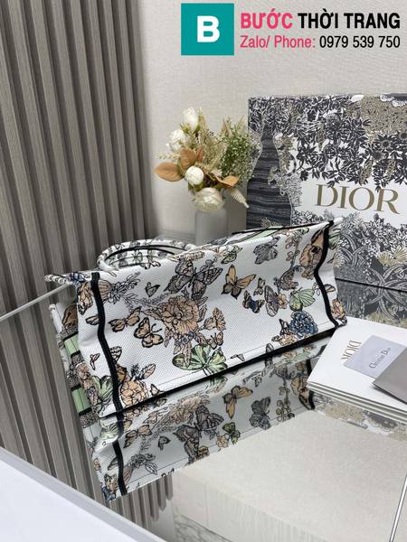Túi xách Dior book tote siêu cấp canvas màu 5 size 36cm 