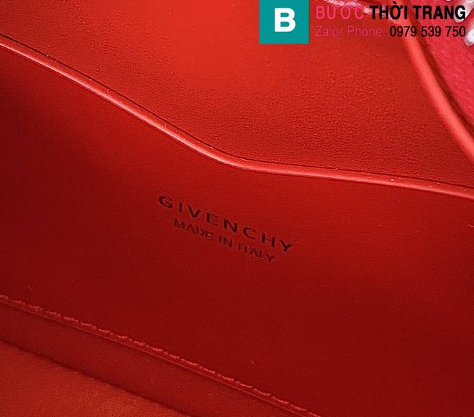 Túi xách Givenchy Cut Out siêu cấp da bê màu đỏ size 29cm