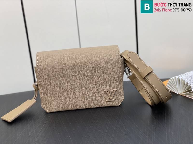 Túi xách Louis Vuitton Fastline Wearable Wallet siêu cấp da bò màu nâu size 17.3cm
