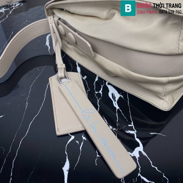 Túi xách Prada siêu cấp da bê màu ghi size 30cm
