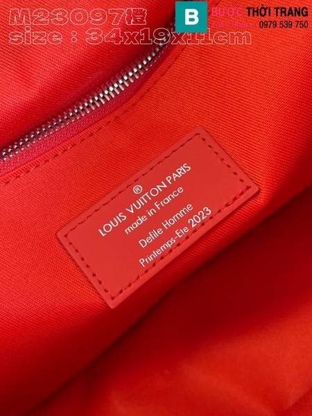 Túi xách Louis Vuitton Montsoutis siêu cấp da epi màu đỏ size 34cm