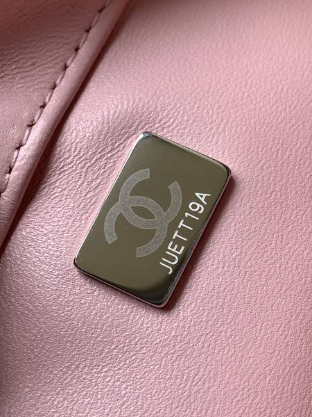 Túi xách Chanel Mini CF siêu cấp canvas màu hồng size 20cm 