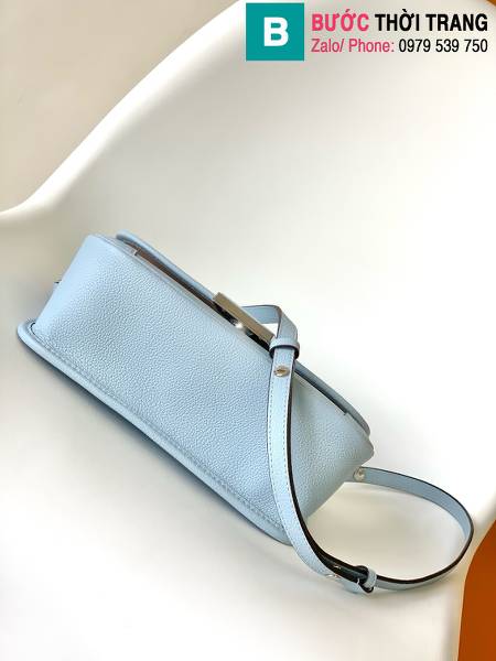 Túi xách Louis Vuitton Buci siêu cấp epi màu xanh size 24.5cm 