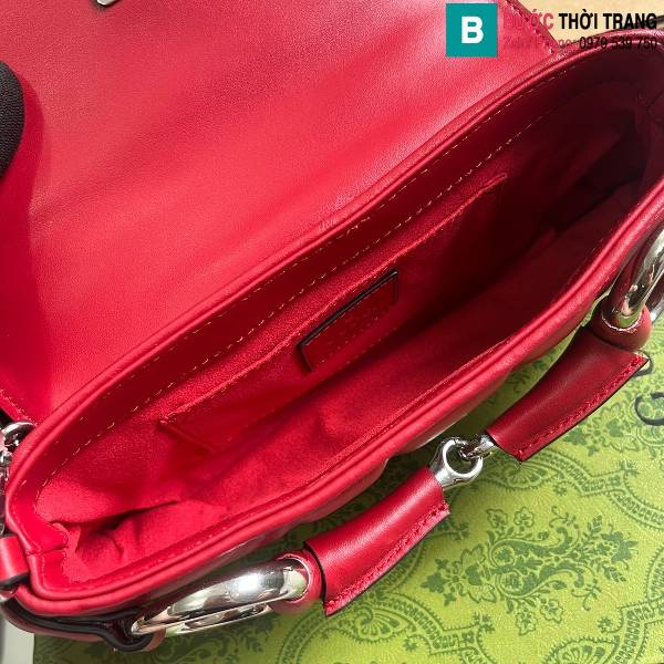 Túi xách Gucci siêu cấp da bò màu đỏ size 27cm