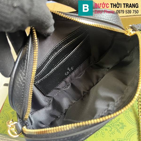 Túi xách Gucci Marmont siêu cấp da bê màu đen size 18.5cm 