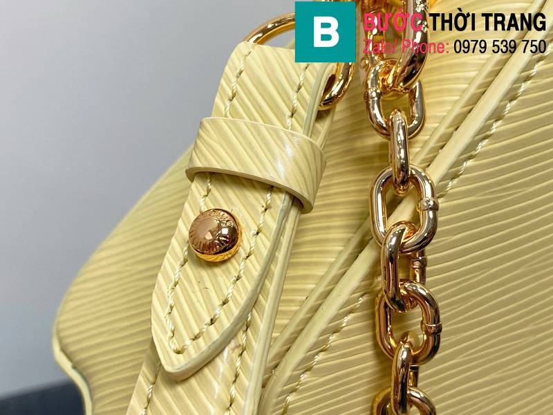 Túi xách louis Vuitton Twist West siêu cấp epi màu vàng size 23.5cm 