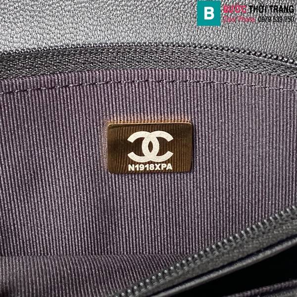 Túi xách Chanel Woc cao cấp da cừu màu đen size 19cm