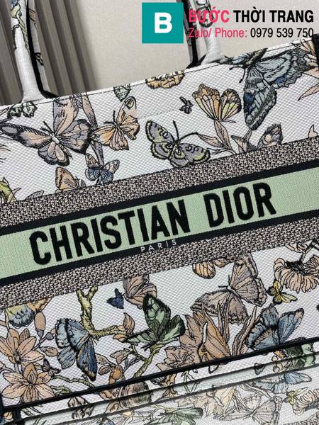 Túi xách Dior book tote siêu cấp canvas màu 5 size 36cm 