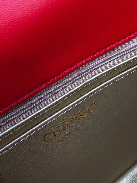 Túi xách Chanel mini siêu cấp da cừu màu đỏ size 17cm 