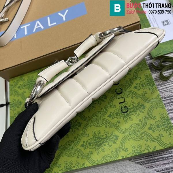 Túi xách Gucci siêu cấp da bê màu trắng size 27cm