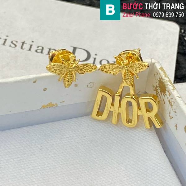 Bông tai Dior chữ cái Dior cao cấp