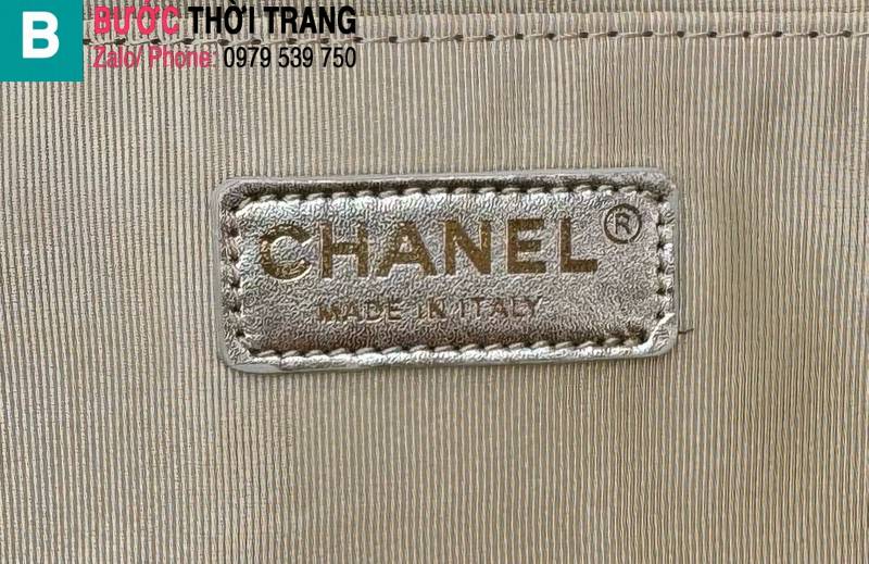 Túi xách Chanel Cf bag siêu cấp da bê màu vàng size 27cm 