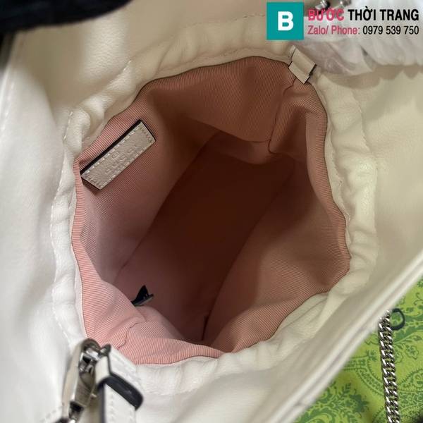 Túi xách Gucci Blondie cao cấp da bò màu trắng size 19cm