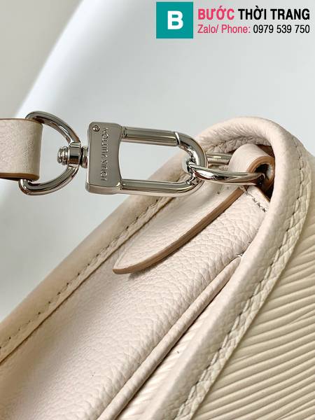 Túi xách Louis Vuitton Buci siêu cấp epi màu trắng size 24.5cm 