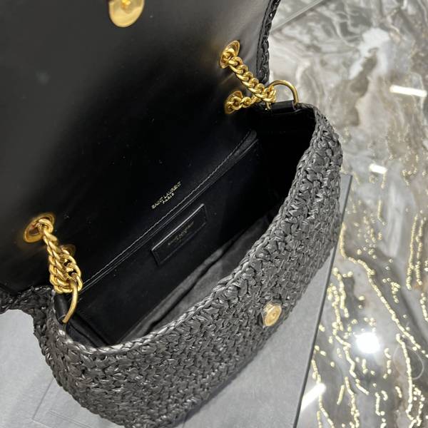 Túi xách Saint Laurent Niki siêu cấp canvas màu đen size 22cm 