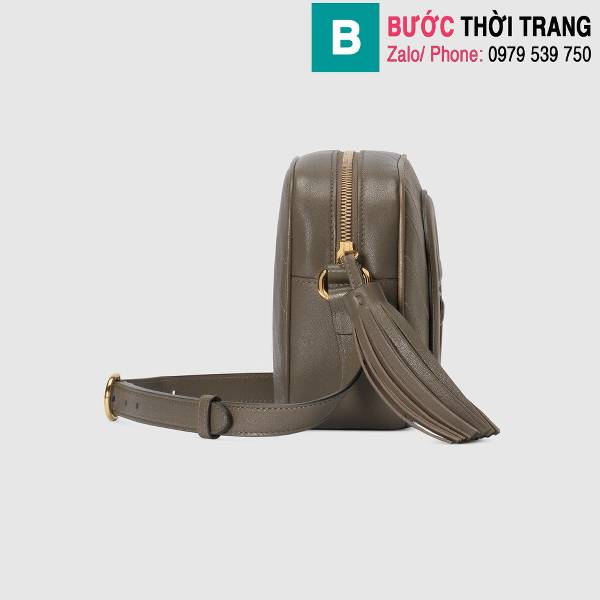 Túi xách Gucci Blondie siêu cấp da bò màu nâu size 21cm 